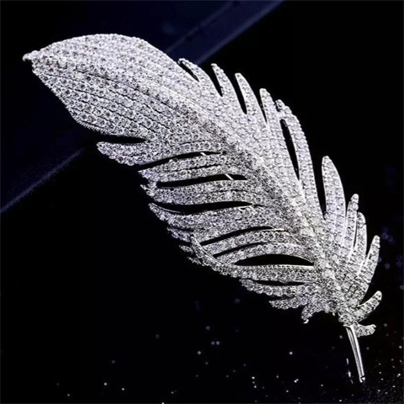Luxury Exquisite Full Rhinestone Brooches For Women Girls Elegant Temperament Brooch Fine Jewelry Accessories Gifts