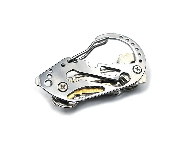 Portable Keys Holder Keyring Wallets Car Key Chain Collector Edc Pocket Key Organizer Bottle Opener Outdoor accessories Tools