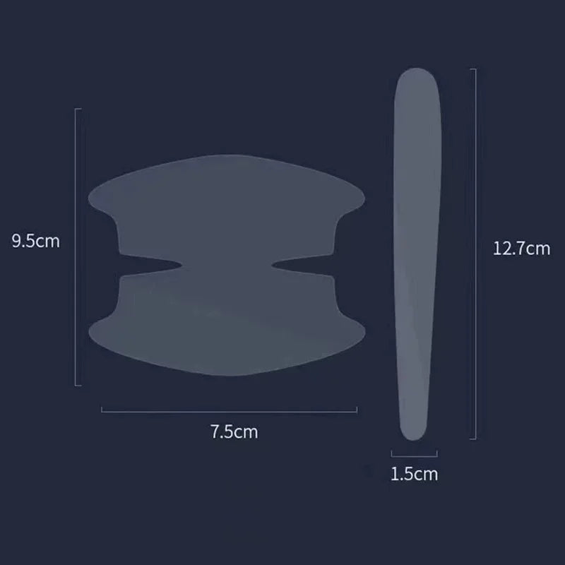 8PCS door handle sticker, scratch-proof car door protective sticker, door bowl protective film