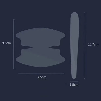 8PCS door handle sticker, scratch-proof car door protective sticker, door bowl protective film