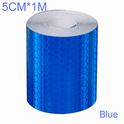 Solid Color Reflective Stickers Personality Waterproof Car Class Modification Warning Signs Highlighting Safety Reflective Strip