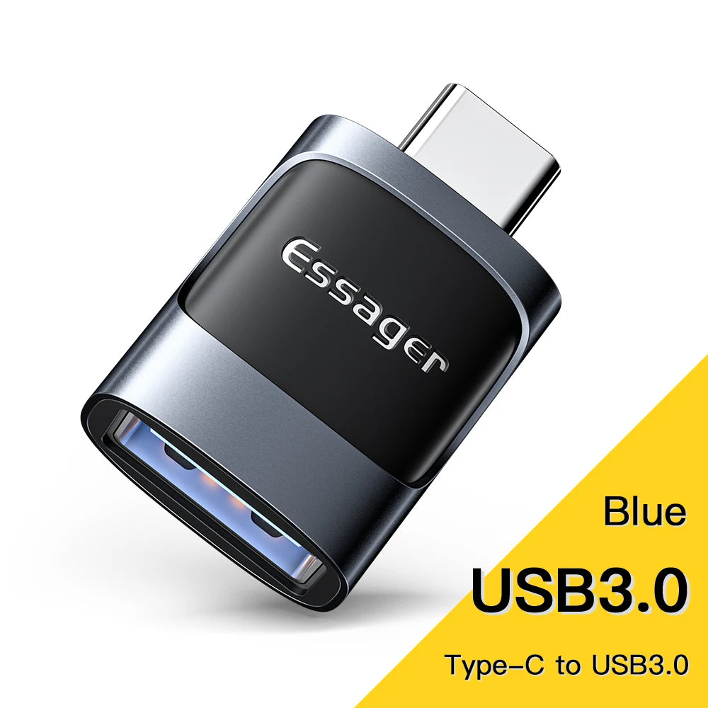 Essager OTG Type C To USB Micro USB To Type C Adapter OTG USB To Type C Adapter For Macbook Xiaomi HUAWEI Samsung OTG Connector