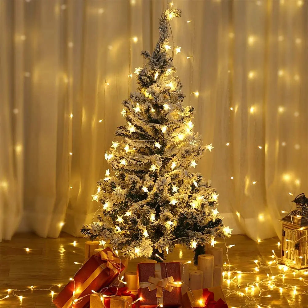 3M 6M 10M LED String Lights 3*AA Battery Operated Waterproof Fairy LED Christmas Lights For Holiday Party Wedding Decoration