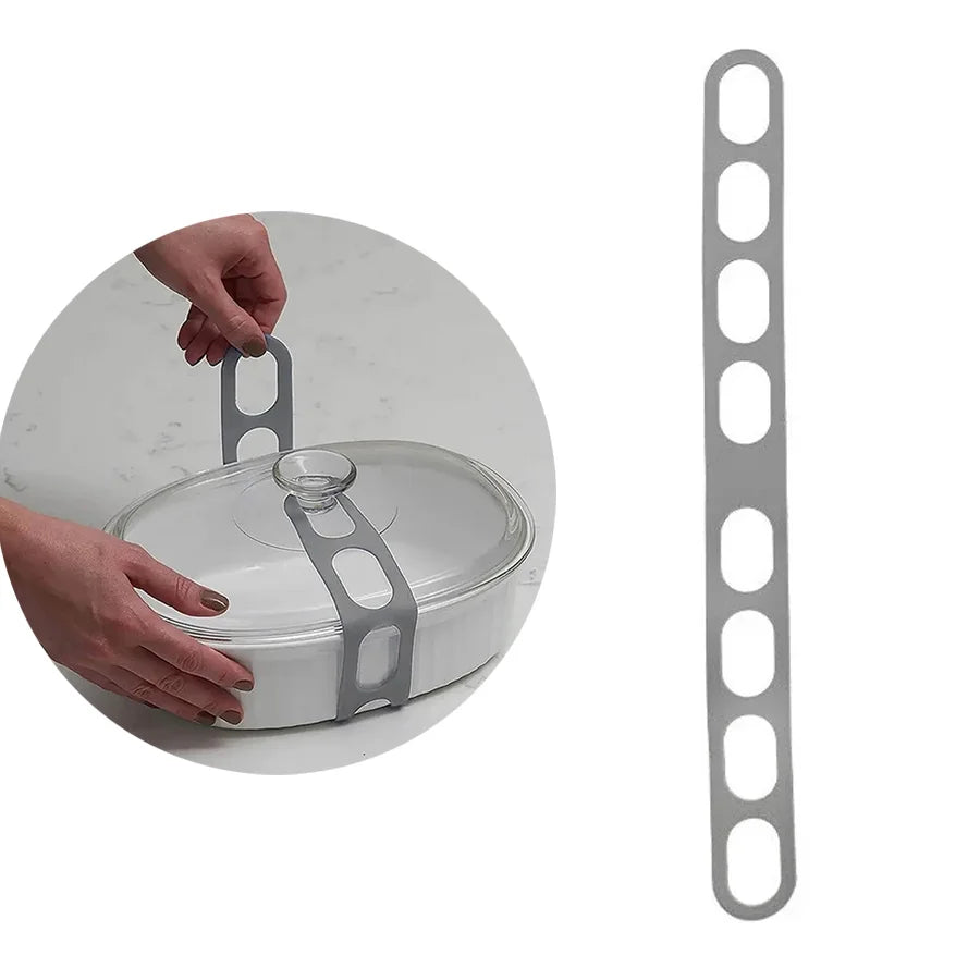 54cm Reusable Lid Strap Silicone Elastic Band Universal Pot Lid  Holder for Lunch Box Strap Elastic Band Outdoor Tableware Tool
