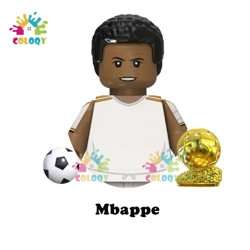 Kids Toys Football Stars Building Blocks Sport Player Mini Action Figures Toys For Boys Christmas Gifts