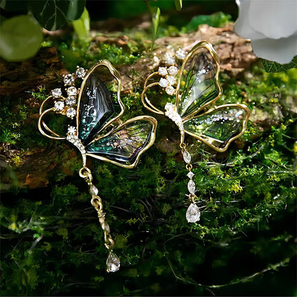 Multicolour Trendy Acrylic Brooches Faery Elf Butterfly Dragonfly For Women Fashion Insect Jewelry For Birthday Party Daily