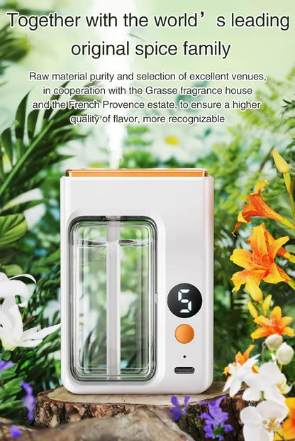 NEW Diffuser Aromatherapy Machine,Wireless Wall Hanging Portable Automatic Fragrance Spray Bathroom Toilet Deodorization