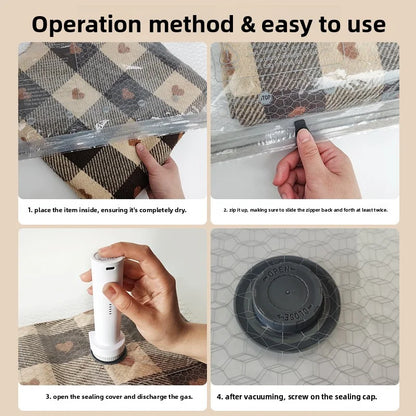 Vacuum Compression Bag Travel Storage Bag Thickened for Clothes, Quilts, Down Jackets, and Suitcases