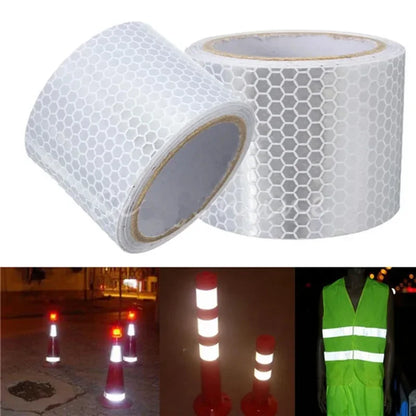 3M/1M Car Reflective Tape Auto Safety Warning Sticker Reflector Protective Tape Strip Film for Trucks Auto Motorcycle Stickers