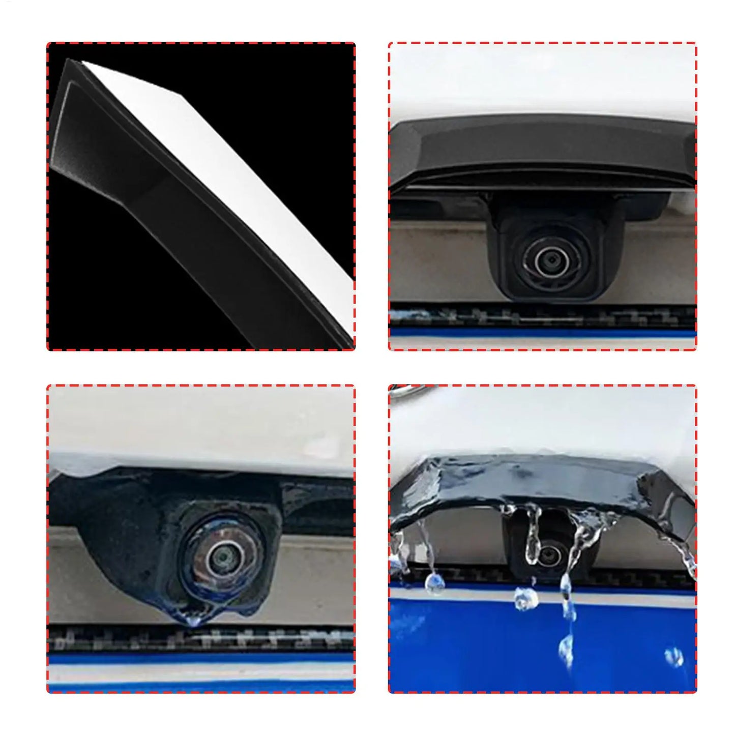 Car Backup Camera Rain Shield reverse camera rain cover Waterproof Reverse Camera Protection for Truck Car RV Trailer