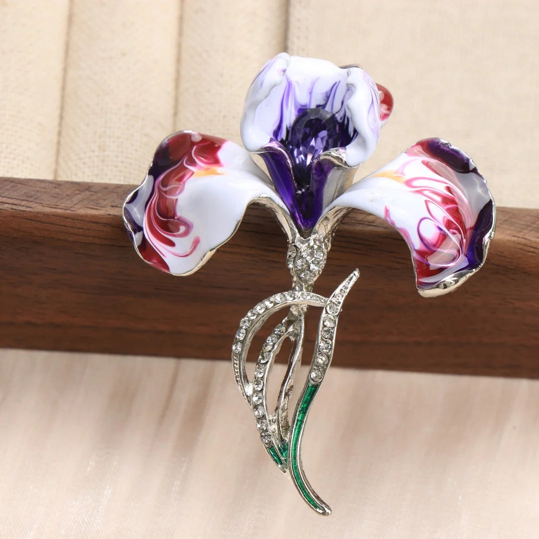 Baroque Luxury Floral Design Brooch for Men and Women, Jewelry Accessories, Wedding, Holiday, Party, Couple's Surprise Gift