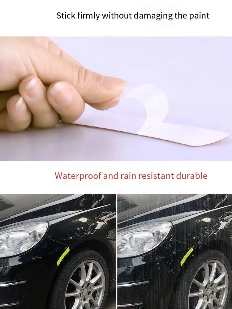 10 Reflective Stickers, Warning Safety Reflective Stickers, Pet Safety Warning Stickers 1.18 X 3.25inch Waterproof Night Vision Stickers, Suitable for Bicycles, Motorcycles, Clothing, Trailers, Helmets