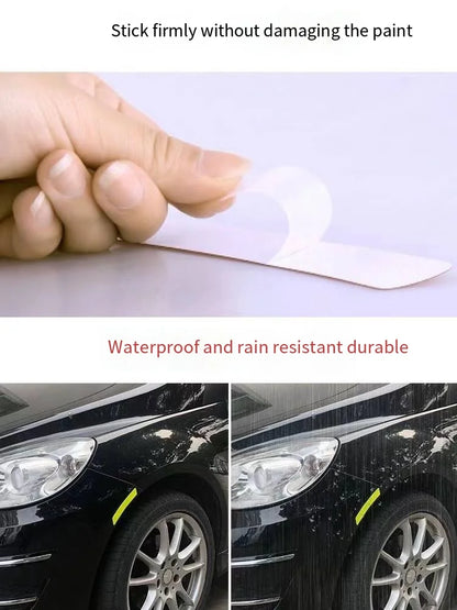 10 Reflective Stickers, Warning Safety Reflective Stickers, Pet Safety Warning Stickers 1.18 X 3.25inch Waterproof Night Vision Stickers, Suitable for Bicycles, Motorcycles, Clothing, Trailers, Helmets