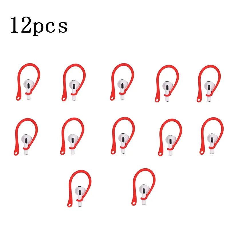 1/3/5/6Pairs Silicone Ear Hooks for Apple AirPods Pro Accessories Anti-fall Bluetooth Earphone Holder for AirPods 3 Earhooks