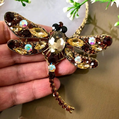 Baroque Luxury Beautiful Dragonfly Design Men's Women's Brooch Pins，Jewelry & Accessories，WeddingHolidayPartyCoupleSurprise Gift