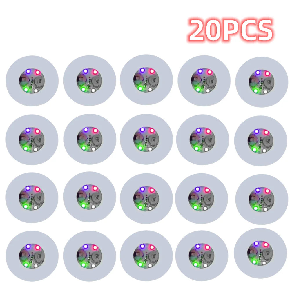 1/10/50pcs Luminous Coaster LED Bar Drinks Cup Pad Wine Liquor Bottles Coaster Atmosphere Light Cup Sticker Light-emitting Prop