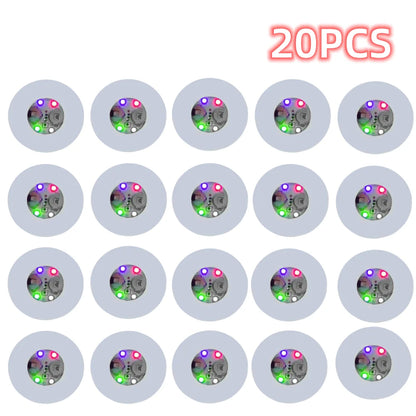 1/10/50pcs Luminous Coaster LED Bar Drinks Cup Pad Wine Liquor Bottles Coaster Atmosphere Light Cup Sticker Light-emitting Prop
