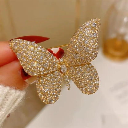 Luxury Crystal Phoenix Bird Brooches For Women Men Unisex Colorful Yellow Enamel Pins Chinese Birds Party Office Jewelry Gifts