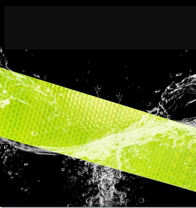 Solid Color Reflective Stickers Personality Waterproof Car Class Modification Warning Signs Highlighting Safety Reflective Strip