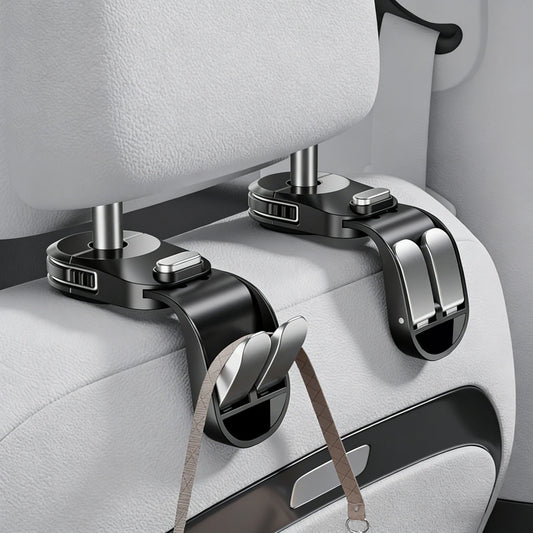 Car Seat Back Hook foldable Headrest Hidden Mount Auto Vehicle Back Seat Organizer Car Accessories Hanging Hooks Storage Hanger