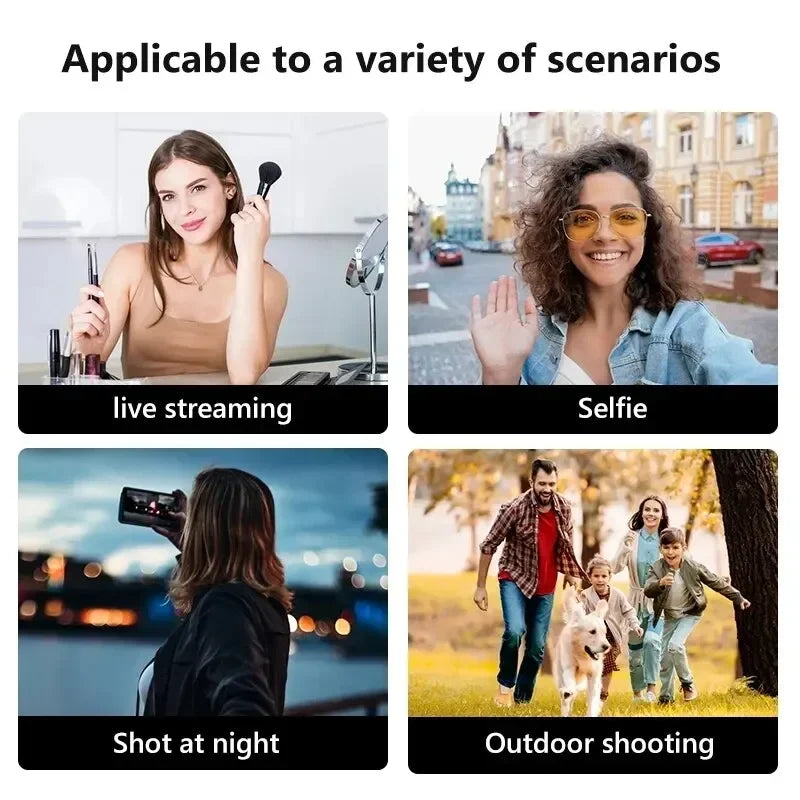 Wireless Selfie Stick for Smartphone 44 Inch Tripod with Bluetooth Remote Foldable Stand for Vlog Shooting Record