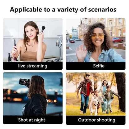 Wireless Selfie Stick for Smartphone 44 Inch Tripod with Bluetooth Remote Foldable Stand for Vlog Shooting Record