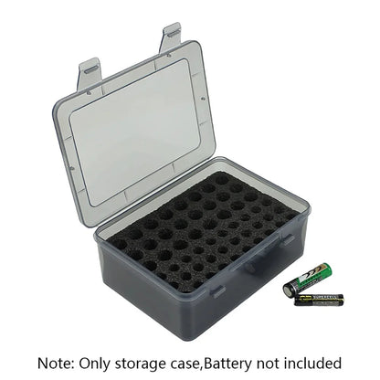 Multi Slot Battery Organizer Storage Case Holder 54 Slot AA AAA Battery Storage Organizer Box Home Drawer Organization Dispenser