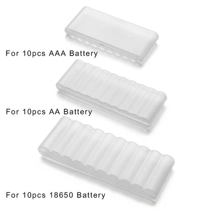 10 Slots Hard Plastic Container Portable Case Battery Storage Box For AAA/AA/18650 Battery Organizer Box Container Accessories