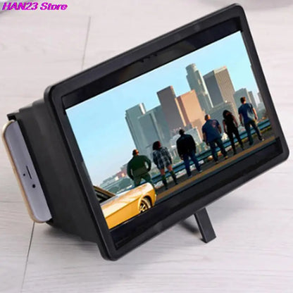 Mobile Phone 3D Screen Magnifier Smartphone Magnifying Glass Enlarger Screen 3D Movie Video Cell Phone Screen Amplifier