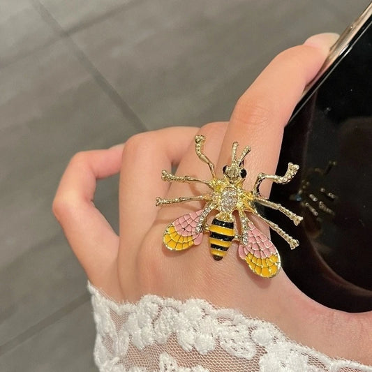 Baroque Luxury Beautiful Bee Insect Design Brooch for Men and Women, Jewelry Accessories, Wedding Holiday Party Gift