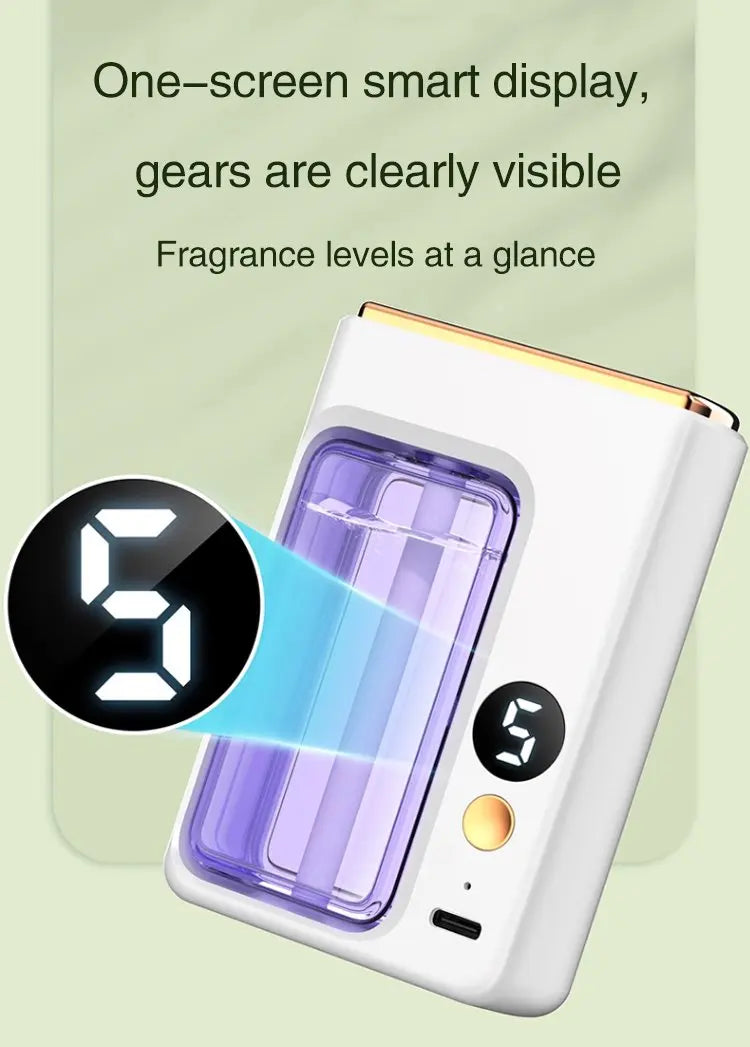 NEW Diffuser Aromatherapy Machine,Wireless Wall Hanging Portable Automatic Fragrance Spray Bathroom Toilet Deodorization
