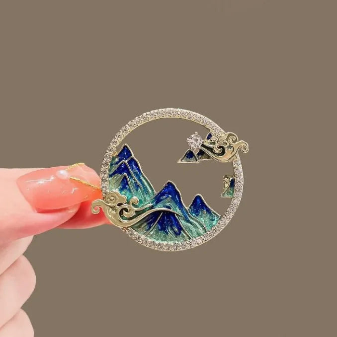 New Fashion Angel Wing Brooches Lady Elegant Exquisite Magpie Versatile Brooch Pins Best Party Gift Jewelry