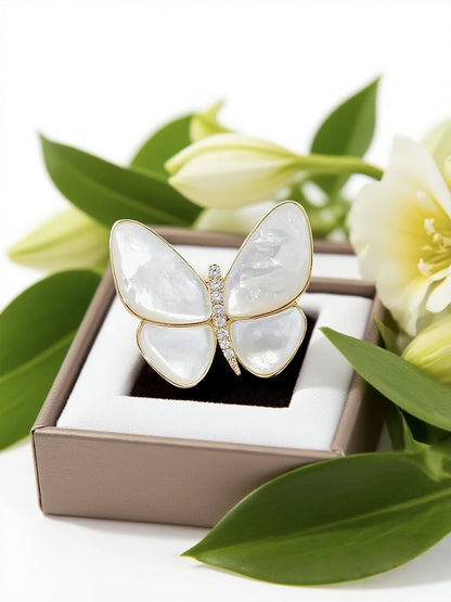 Exquisite butterfly design versatile fashion trend personalized accessory buckle brooch