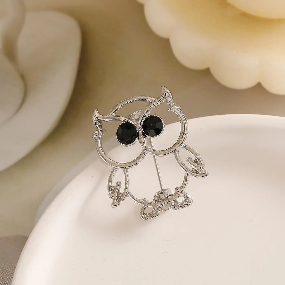 Exquisite Owl Animal Brooch Texture Animal Lapel Pin Fashion Jewelry Accessories Gift