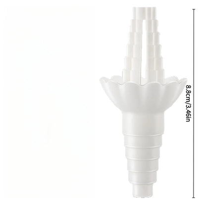 Universal Bottle Emptying Kit - Reusable Liquid Transfer Connector with No Waste Funnel Adapter, Compatible with Soap, Shampoo