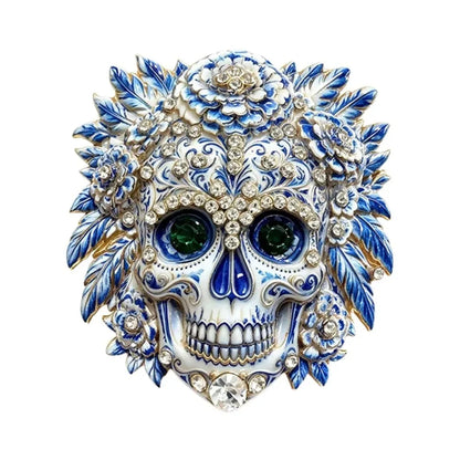Halloween Sugar Skull Enamel Brooch Gothic Skeleton Pin Pumpkin Ghost Cat Badge for Coat Bag Day of The Dead Jewelry Party Gift