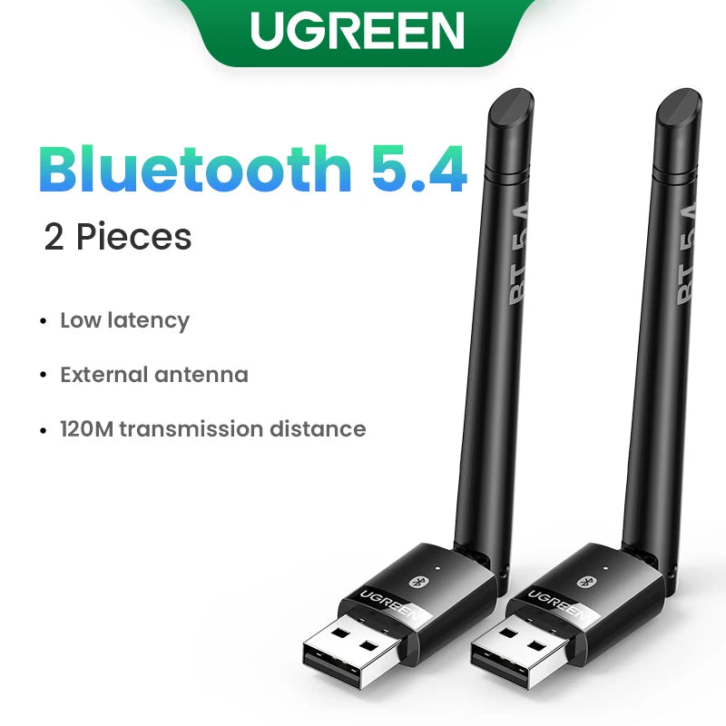 UGREEN USB Bluetooth for PC Bluetooth 5.4 for Bluetooth Keyboard/Mouse/Speakers