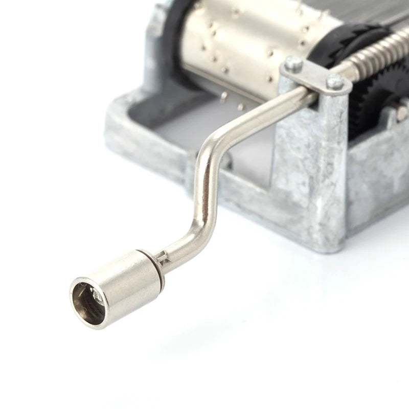 Hand-Cranked Music Box Movement Metal Rocker Mini Diy Gift Music Mechanical Decorative Collectibles For Girl Boy friend