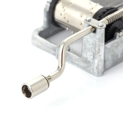 Hand-Cranked Music Box Movement Metal Rocker Mini Diy Gift Music Mechanical Decorative Collectibles For Girl Boy friend