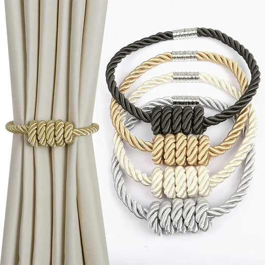 1pc Curtain Tieback Magnetic Curtain Tiebacks Curtains Holdbacks Curtain Holder Accesories Decorative Drapery Holdbacks