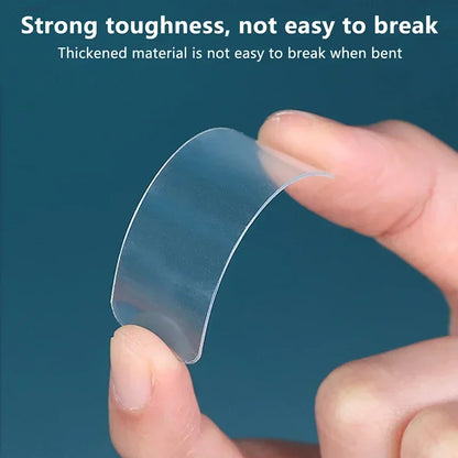 10pcs Double Sided Adhesive Tape Nano Reusable Super Strong Transparent Wall Stickers WaterProof Widely Used Wall Mount Sticker