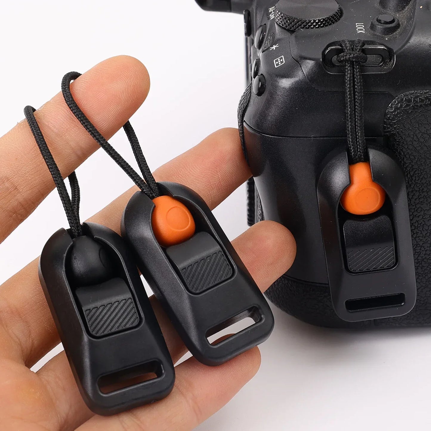 Quick Release Connector Set Anti Lost Lanyard for Sony Canon Nikon SLR Cameras Universal Fit Secure Camera Strap Accessories