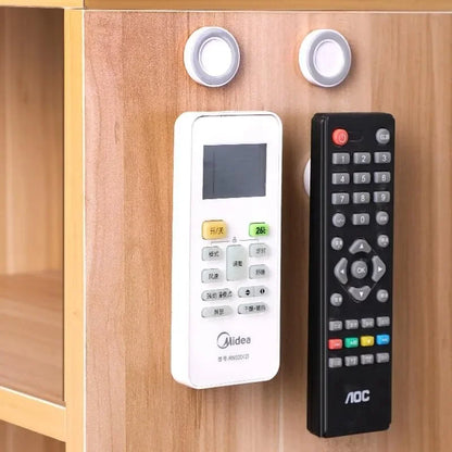 2sets - Strong Magnetic Hooks Anti-Lost Magnet Holder Remote Control Storage Hooks Wall Mount Fridge Stickers Hook for Home Organizer