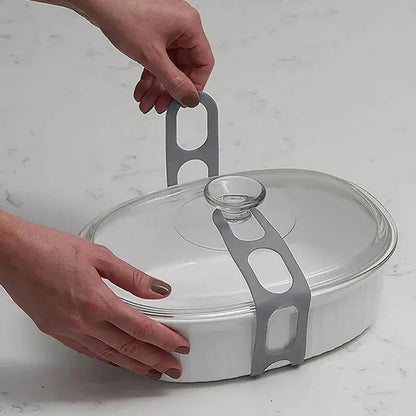 54cm Reusable Lid Strap Silicone Elastic Band Universal Pot Lid  Holder for Lunch Box Strap Elastic Band Outdoor Tableware Tool