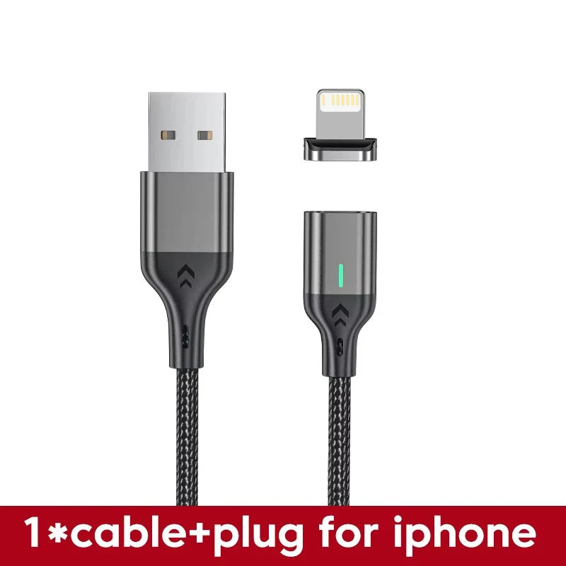 AUFU Magnetic Charge Cable Fast Charging USB Type C Cable for Samsung Xiaomi iPhone Magnet Micro USB Data Quick Charging Wire