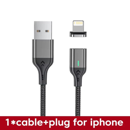 AUFU Magnetic Charge Cable Fast Charging USB Type C Cable for Samsung Xiaomi iPhone Magnet Micro USB Data Quick Charging Wire
