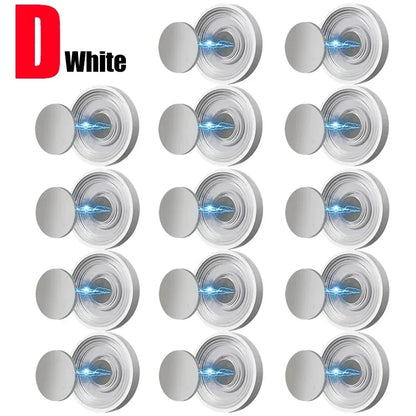 2sets - Strong Magnetic Hooks Anti-Lost Magnet Holder Remote Control Storage Hooks Wall Mount Fridge Stickers Hook for Home Organizer