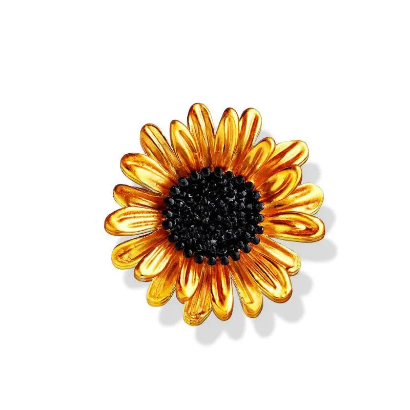 SHMIK High-end Women Girls Fashion Elegant Crystal Daisy Brooch Badges Fashion Exquistie Lady Wedding Party Pin Jewelry Buckles
