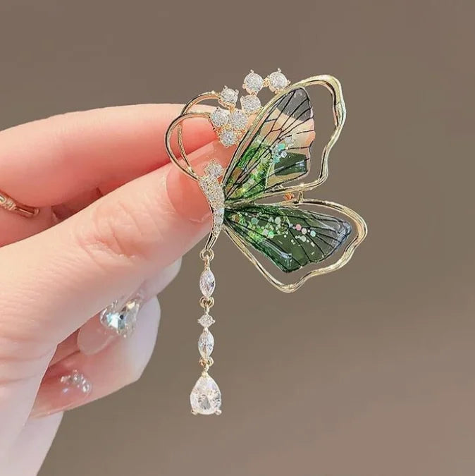 New Fashion Angel Wing Brooches Lady Elegant Exquisite Magpie Versatile Brooch Pins Best Party Gift Jewelry