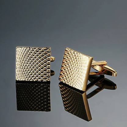 High quality men's French shirt cufflinks brand new fashion laser metal Chinese knot cufflinks manufacturer wholesale